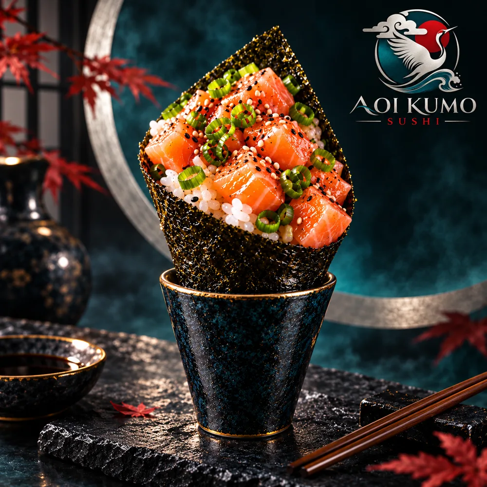 Temaki Aoi Salmão